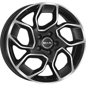 Jante Alu Mak Express 6.5x16 5x108 Et46 Noir Face Polie pas cher