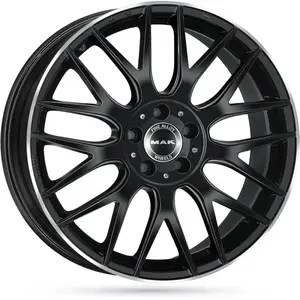 Comparateur de prix : Jante Alu Mak Arrow 8.5x21 5x112 Et27 Black Glossy Bord Poli