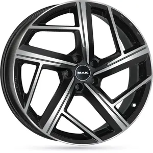 Comparateur de prix : Jante Alu Mak Qvattro 8.5x19 5x112 Et45 Noir Face Polie
