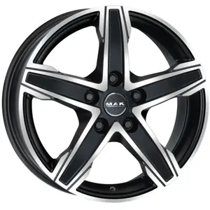 Jante Alu Mak King5 7.5x17 5x130 Et55 Noir Mat Poli pas cher