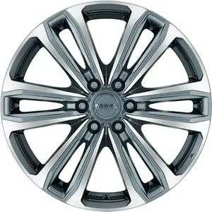 Jante Alu Mak Safari6 18 Pouces - 8x18 6x130 Et53 Gunmetal Face Polie