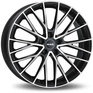 Jante Alu Mak Speciale 8.5x19 5x112 Et25 Noir Poli pas cher
