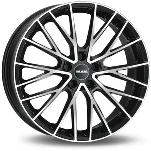 Jante Alu Mak Speciale 8.5x19 5x112 Et20 Noir Poli