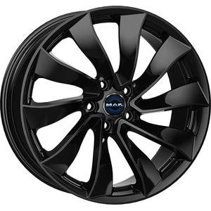 Jantes en alliage MAK SOLAR 8.5x18 5x114,3 ET 38 NOIR BRILLANT pas cher