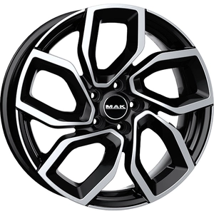 Jantes en alliage MAK APOLLO 7x17 4x108 ET 32 BLACK MIRROR pas cher