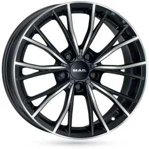 Jante Alu Mak Mark 8x18 5x112 Et20 Gris Face Polie