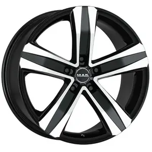 Jante Alu Mak Stone5 T 6.5x16 5x130 Et55 Noir Poli pas cher