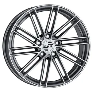 Jante Alu Mak Leipzig 9.5x21 5x130 Et60 Gunmetal Face Polie