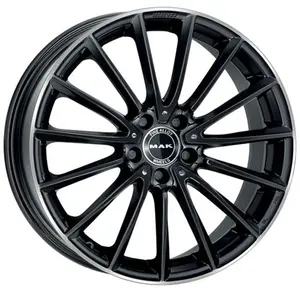Jante Alu Mak Komet 7.5x17 5x112 Et40 Black Glossy Bord Poli pas cher