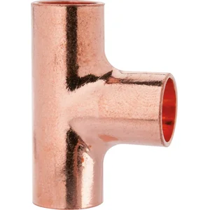 Ecolands - Raccord cuivre en té égal à souder - Femelle - diamètre 8 mm