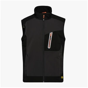 Diadora - Veste sans manches Softshell - Carbon tech - Taille xl - Gri... pas cher