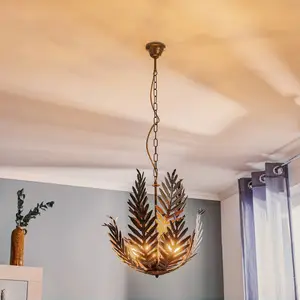 ONLI Suspension Felce forme de fougère en bronze pas cher