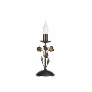 ONLI Lampe de table carolina Candle Métal Bronze - Bronze pas cher