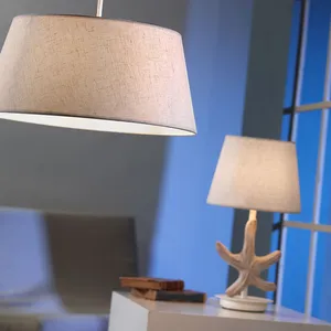 Comparateur de prix : Stellina Lampe de table étoile de mer avec abat-jour conique rond, E27 - Onli