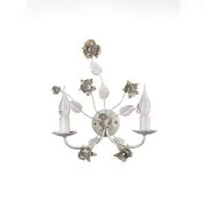 Onli carolina applique murale bougie flower design, ivoireVendu parluminaire