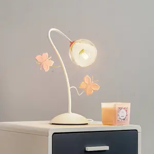 Comparateur de prix : Butterfly Lampe de table en verre, abat-jour en verre - Onli