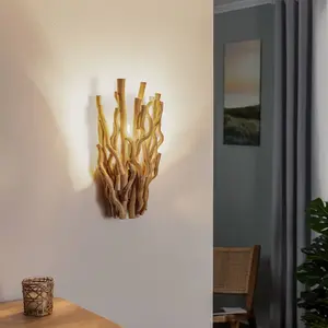Lumière Onli AGAR Applique murale, bois naturel pas cher