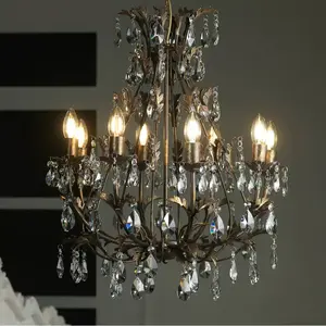 ONLI Lustre Botte en métal à 8 lampes bronzeVendu parluminaire