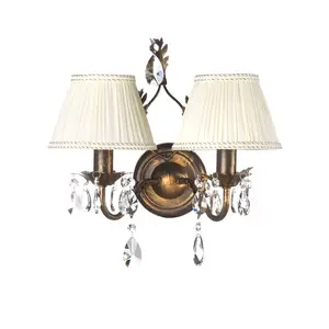 ONLI Applique murale Karen à 2 lampes bronzeVendu parluminaire