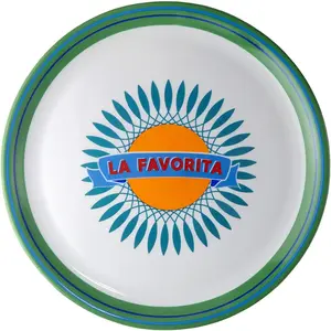 Bitossi Home - Assiette à pizza Vaisselle - Vert - Porcelaine - Design... pas cher