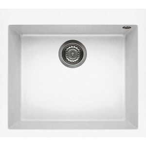 Evier - ELLECI - Lav. Quadra 105 - KERATEK Plus - Blanc pas cher