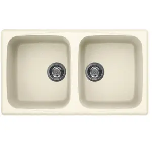 ELLECI évier MASTER 450 (Blanc antique - Granitek) pas cher