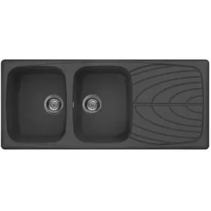 ELLECI évier MASTER 500 (Anthracite - Granitek) pas cher