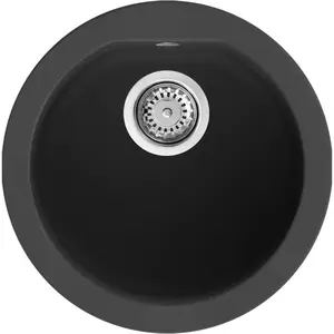ELLECI évier FOX ROUND (Anthracite - Granitek) pas cher