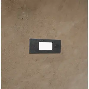 Comparateur de prix : Fumagalli Balise extérieure led encastrable au mur 'Nina 150' 3,5W - IP55 - Noir