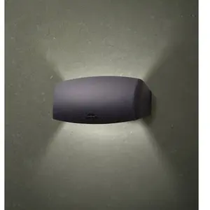 Comparateur de prix : Applique murale - FUMAGALLI - Abram 270 - LED - Noir - IP55