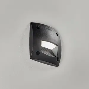 Fumagalli Lampe encastrable Leti 100 Square-ST noire, CCTVendu parluminaire