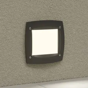 Fumagalli Lampe encastrable LED Leti 100 Square noire 3W CCTVendu parluminaire