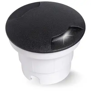 Fumagalli Lampe encastrable Ceci 160-2L ronde noire 10W CCT