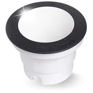Fumagalli Lampe encastrable sol Ceci 160 ronde noire 10W CCTVendu parluminaire