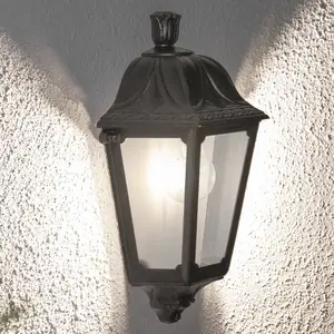 Fumagalli Applique LED Iesse noire, résiste eau de merVendu parluminaire