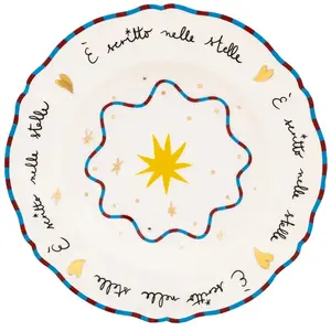 Bitossi Home - Assiette creuse Pangea - Jaune - Porcelaine - Designer ... pas cher