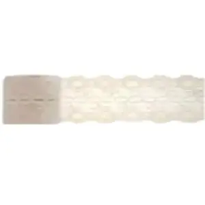 RueDeLaFete Ruban dentelle mm, naturel pas cher