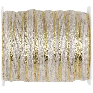 Non communiqué bobine cordon avec lisière or 6 mm x 5 m - chalayer 000514600060033 pas cher