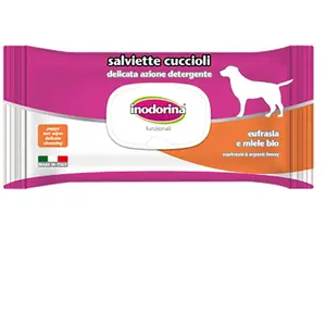 Comparateur de prix : Inodorina Lingettes bio pour chiots à l'euphraise et au miel 3x40pcs