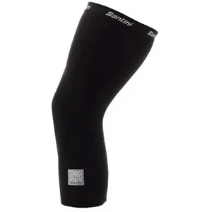 Comparateur de prix : Genouillères Santini Totum noir logo blanc - M-L