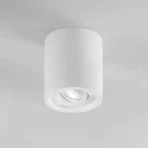 Spot Downlight Space 1 ampoule Plâtre blanc - Blanc