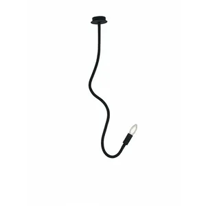 FAN EUROPE Plafonnier Lover 1 ampoule Métal,silicone Noir