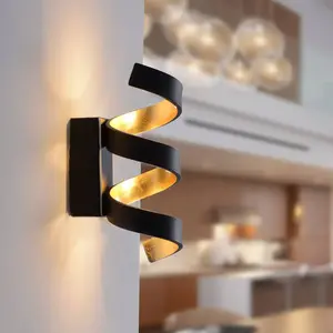 LED-HELIX-AP3 ner LED-HELIX-AP3 ner Applique led 9 w led or, noir - Eco-lightVendu parrue-du-commerce