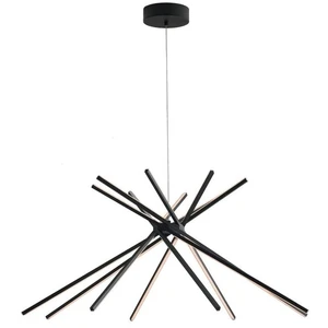 FAN EUROPE Eco-Light Suspension LED Shanghai à 8 lampes 4 000 K noire