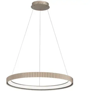 Luce Ambiente Design Suspension LED Niike, couleur or, Ø 70 cm, métal,... pas cher