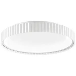 Comparateur de prix : Luce Ambiente Design Plafonnier LED Niike, blanc, Ø 40 cm, métal, CCT