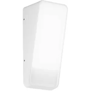 INTEC Applique d'extérieur LED Coupe, blanche, hauteur 20 cm, métal pas cher