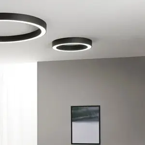 Luce Ambiente Design DEMOS Plafonnier LED, LED-DEMOS-PL60-NER, pas cher
