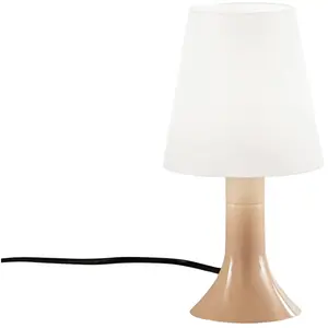 Luce Ambiente Design Lampe de table BINGO Lumetto, couleur boue/blanc,...Vendu parluminaire