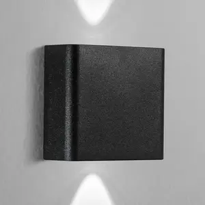 INTEC Applique d'extérieur LED KLEIN, noire, largeur 11 cm, plastiqueVendu parluminaire